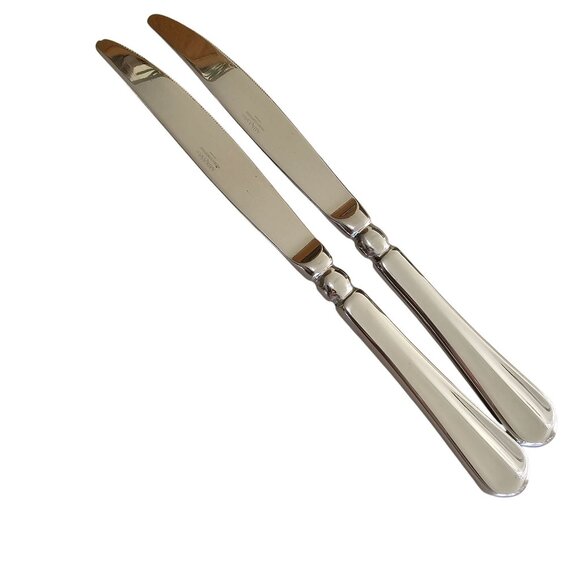 2 Mikasa French Countryside Dinner Knife 9" stainless center ridge glossy - Picture 7 of 8